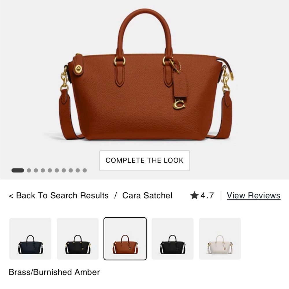 Coach Cara Satchel